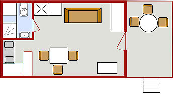 Vermietung Nurdachhaus - Campingpark Dockweiler Mühle